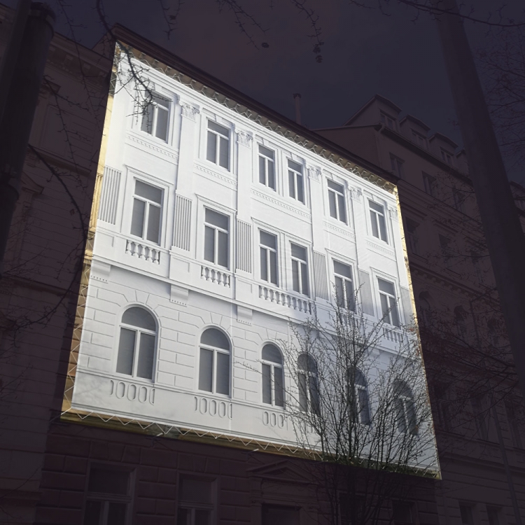  MESH BANNER // KOVOVÝROBA<br />KOTEV // INSTALACE